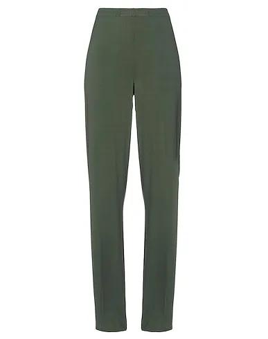 Military green Jersey Casual pants