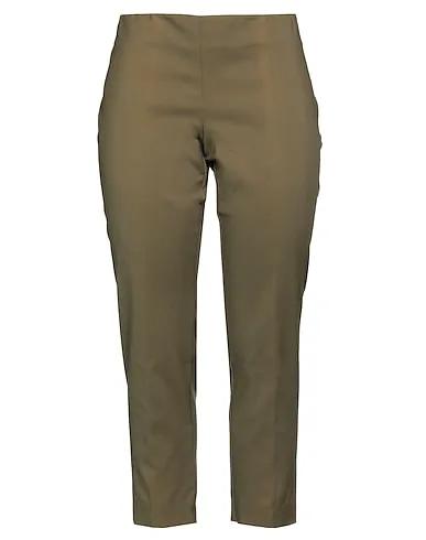 Military green Jersey Casual pants