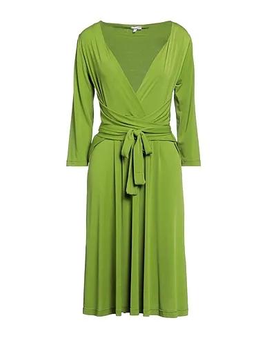 Military green Jersey Midi dress