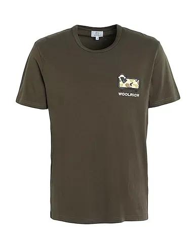 Military green Jersey T-shirt CAMO SHEEP TEE 
