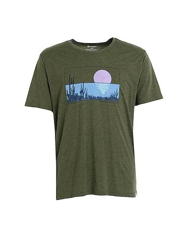 Military green Jersey T-shirt Desert View Organic Organic T-