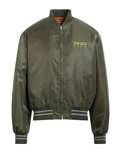 Military green Knitted Bomber