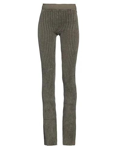 Military green Knitted Casual pants