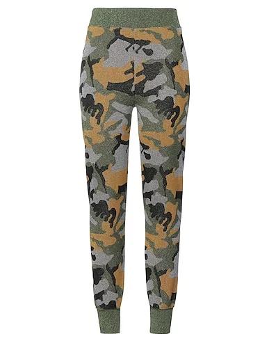 Military green Knitted Casual pants