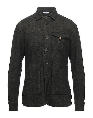 Military green Knitted Patterned shirt