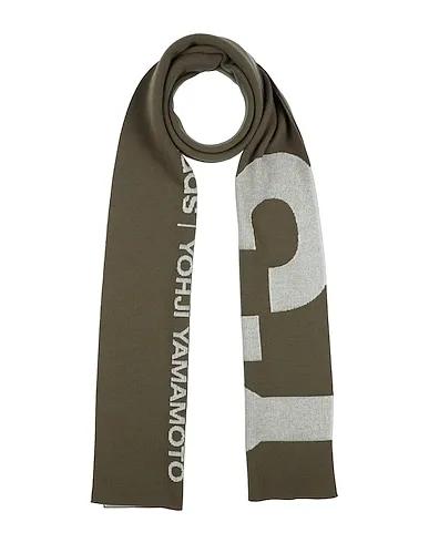 Military green Knitted Scarves and foulards