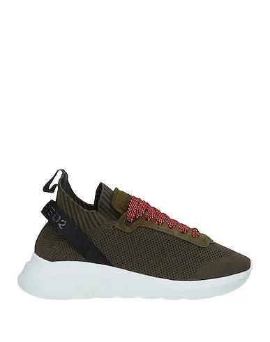 Military green Knitted Sneakers