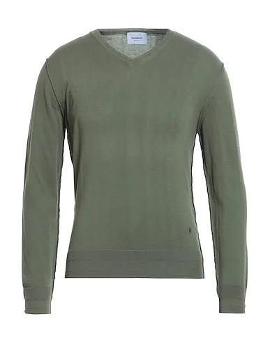 Military green Knitted Sweater