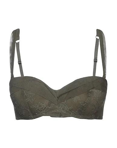 Military green Lace Bra