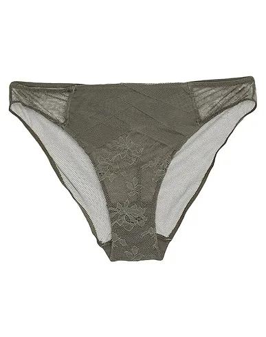 Military green Lace Brief