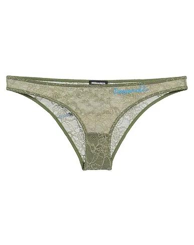 Military green Lace Brief