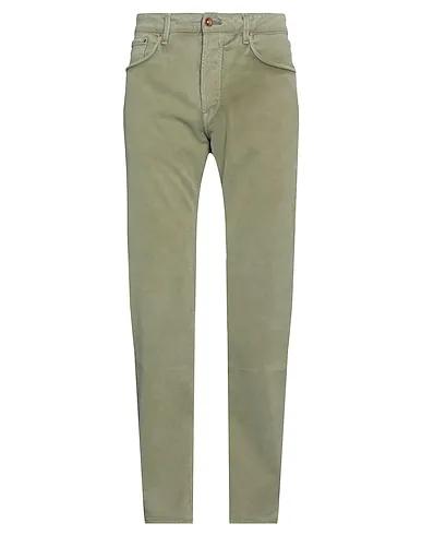 Military green Moleskin Casual pants