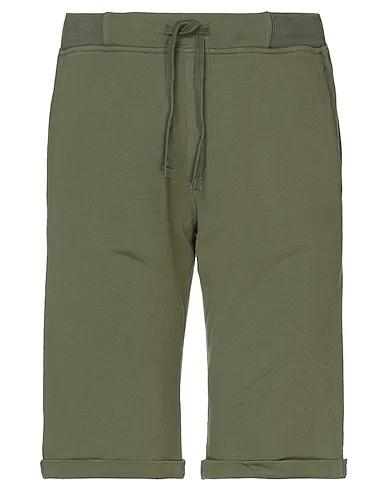 Military green Piqué Shorts & Bermuda