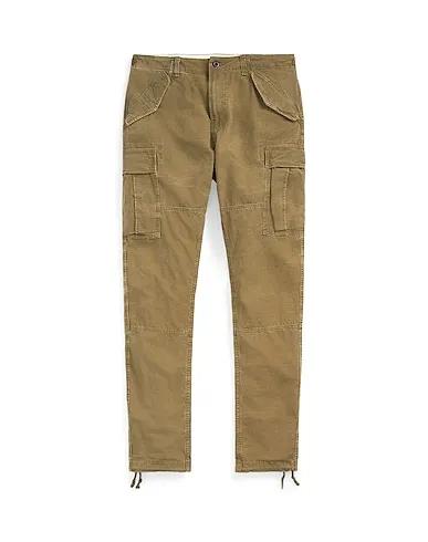Military green Plain weave Cargo SLIM FIT CANVAS CARGO PANT