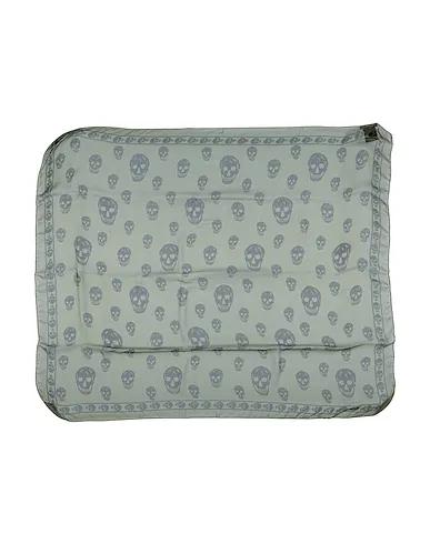 Military green Plain weave Scarves and foulards