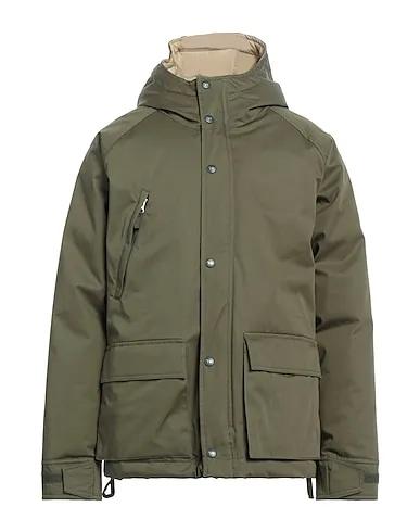 Military green Plain weave Shell  jacket