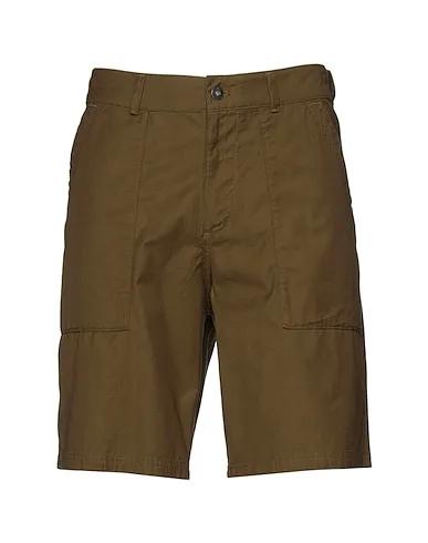 Military green Plain weave Shorts & Bermuda M COTTON SHORT 