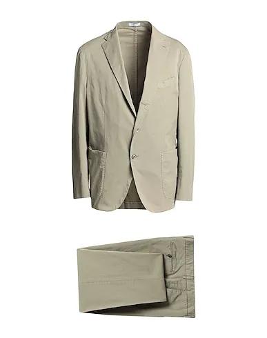 Military green Plain weave Suits