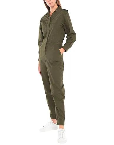 Military green Poplin Jumpsuit/one piece