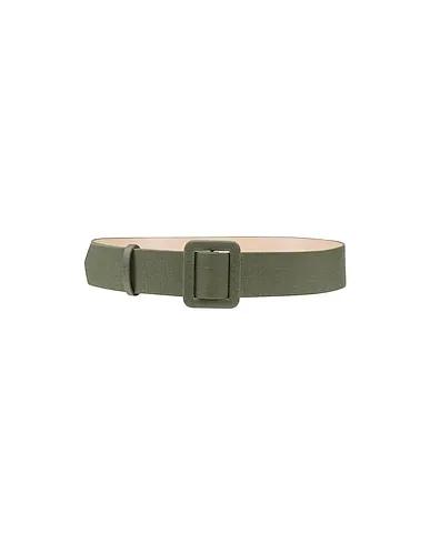 Military green Satin Regular belt