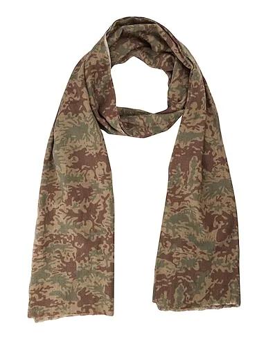 Military green Scarves and foulards