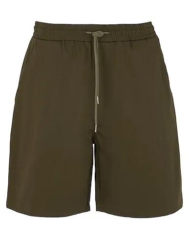 Military green Shorts & Bermuda COTTON DRAWSTRING SHORT