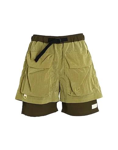 Military green Shorts & Bermuda DOUBLE NYLON SHORTS

