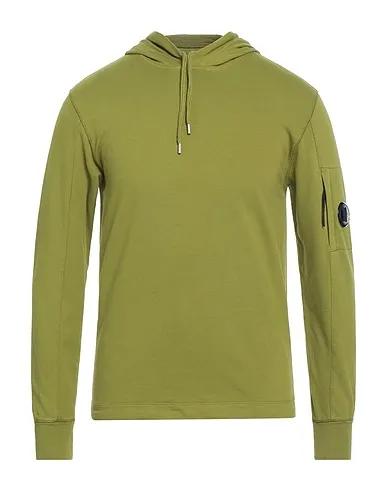 Military green Sweatshirt Hooded sweatshirt