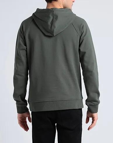 Military green Sweatshirt Hooded sweatshirt