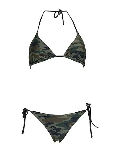 Military green Synthetic fabric Bikini