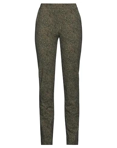 Military green Synthetic fabric Casual pants
