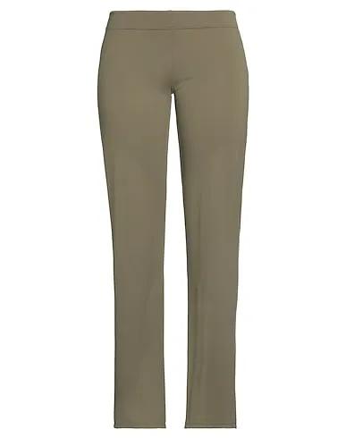 Military green Synthetic fabric Casual pants