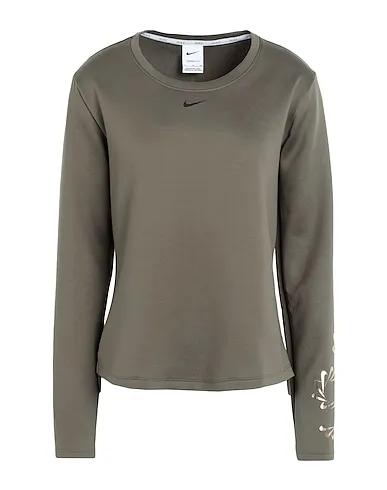 Military green T-shirt Nike Therma-FIT One Women's Graphic Long-Sleeve Top

