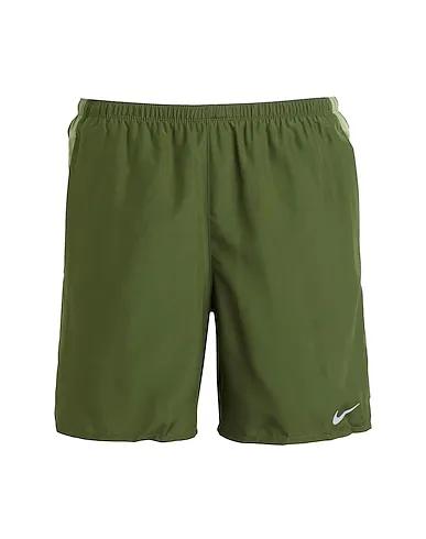 Military green Techno fabric Shorts & Bermuda