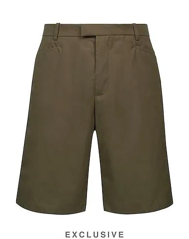Military green Techno fabric Shorts & Bermuda OFICINA SHORT
