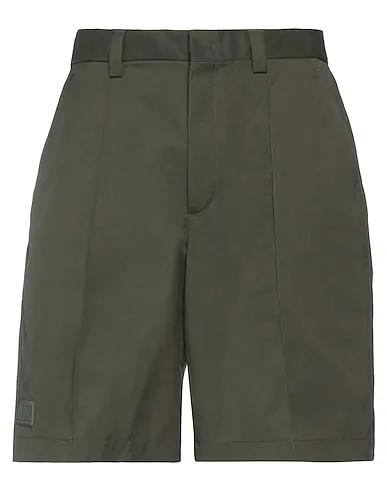 Military green Techno fabric Shorts & Bermuda