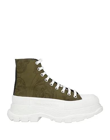 Military green Techno fabric Sneakers