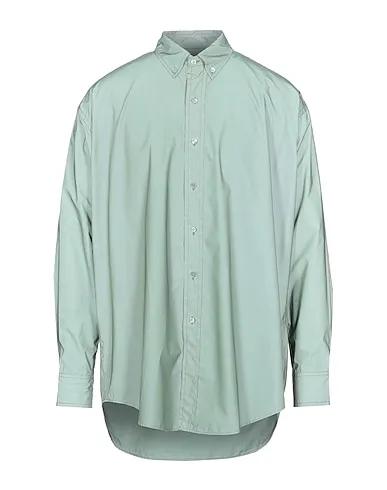 Military green Techno fabric Solid color shirt