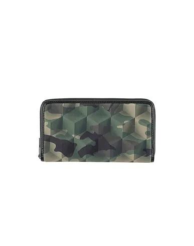 Military green Techno fabric Wallet