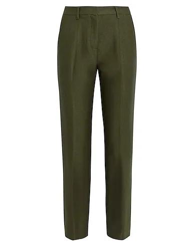 Military green Tweed Casual pants