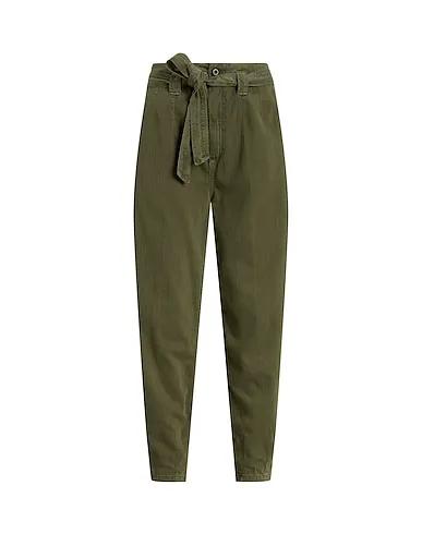 Military green Tweed Casual pants