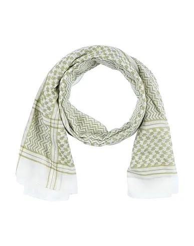 Military green Voile Scarves and foulards