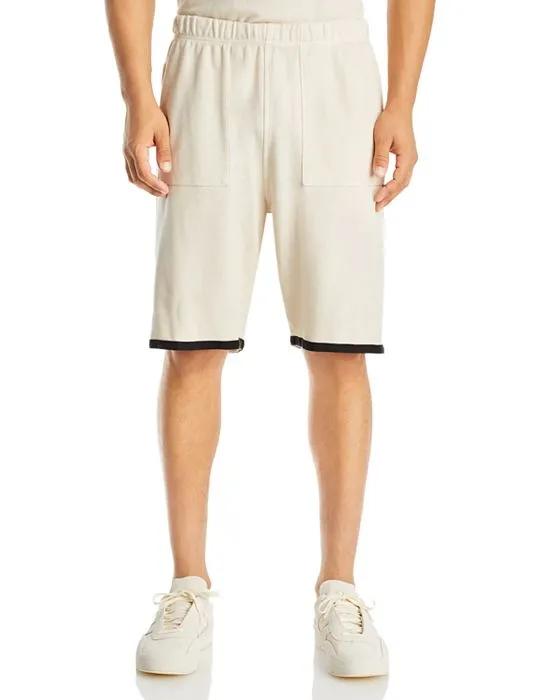 Mineral Wash Pique Pull On Shorts