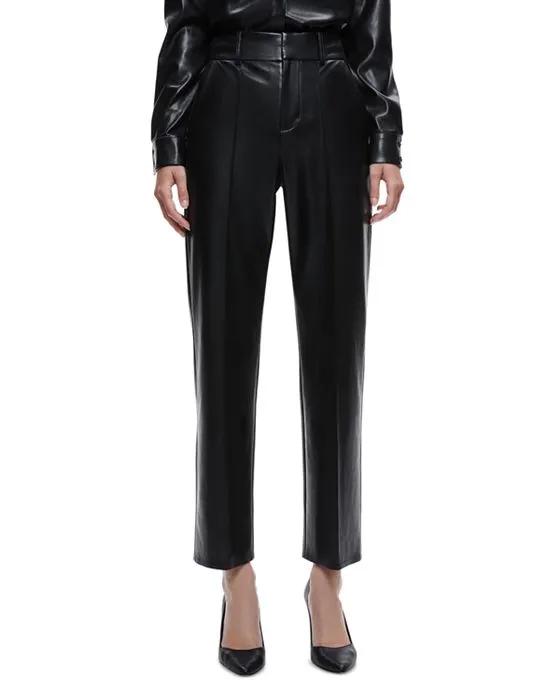 Ming Faux Leather Ankle Pants