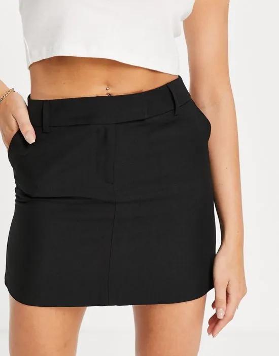 mini skirt in black