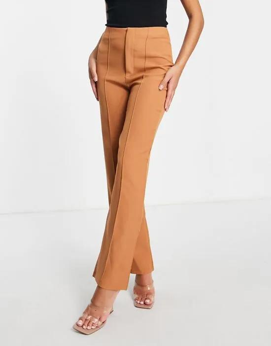 Missguided straight pants in camel