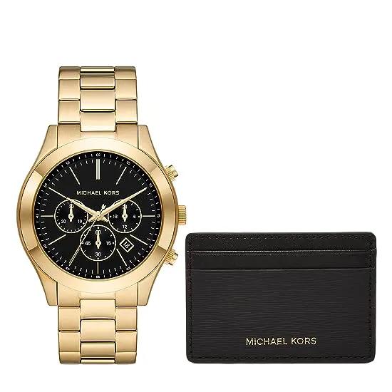MK1076SET - Slim Runway Chronograph