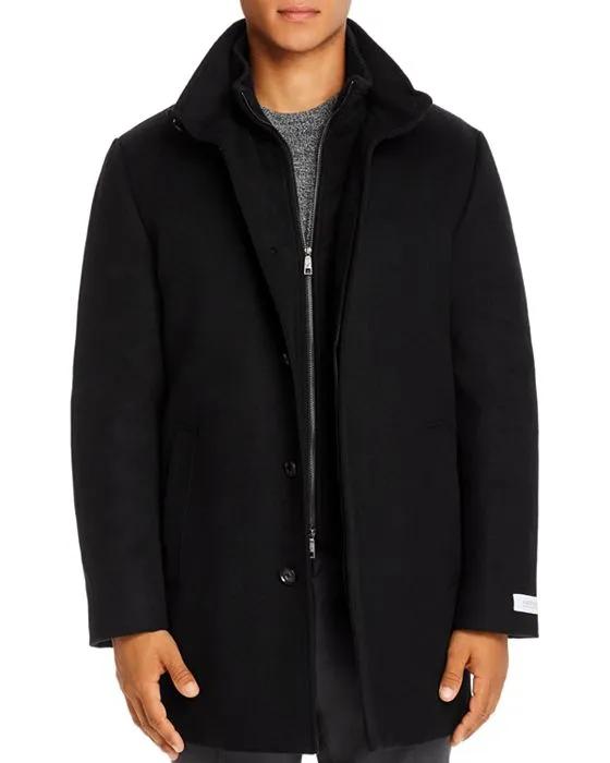 Mont Royal Wool & Cashmere Regular Fit Car Coat