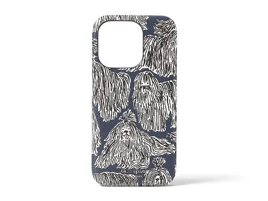 Morgan Showdogs Printed Saffiano Leather Wrapped iPhone® 14 Pro