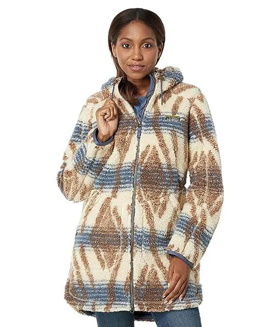 Mountain Pile Fleece Coat Stripe